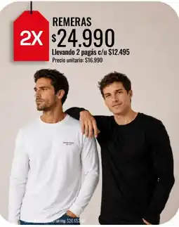 Supermercados Tadicor Ocean states remeras oferta