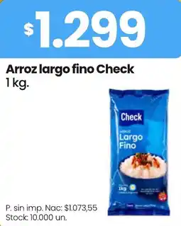 Changomas Check arroz largo fino oferta