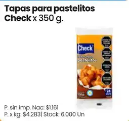 Changomas Check tapas para pastelitos oferta