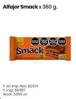 Changomas Smack alfajor oferta