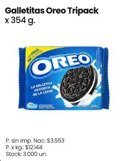 Changomas Oreo galletitas oferta