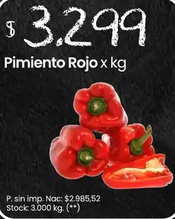 Changomas Pimiento Rojo oferta