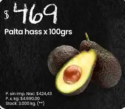 Changomas Palta hass oferta