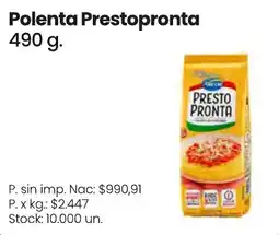 Changomas Alico polenta prestopronta oferta