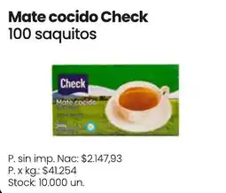 Changomas Check mate cocido oferta