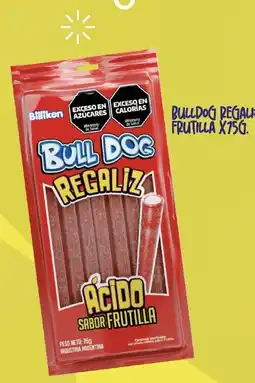Changomas Billiken bull dog regaliz acido sabor frutilla oferta