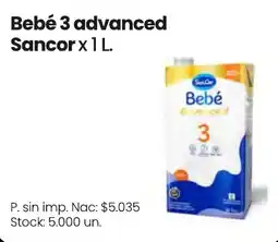 Changomas Sancor bebé 3 advanced oferta