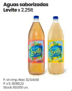 Changomas Levite aguas saborizadas oferta