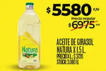 Natura aceite de girasol