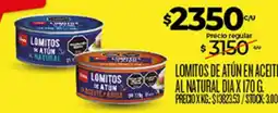 Supermercados DIA Lomitos de atún al natural oferta