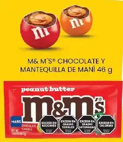 Changomas M&M'S chocolate y mantequilla de maní oferta