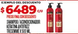 Supermercados DIA Keratina antifrizz shampoo / acondicionador oferta
