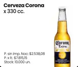 Changomas Corona cerveza oferta