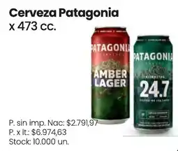 Changomas Patagonia cerveza oferta