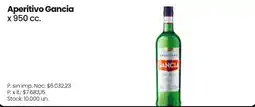 Changomas Gancia aperitivo americano oferta