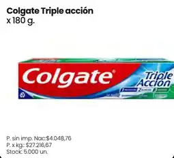 Changomas Colgate triple accion oferta