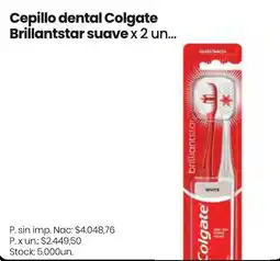 Changomas Colgate cepillo dental brillantstar suave oferta