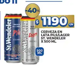 Supermercados DIA St. Wendeler cerveza en lata pils/lager oferta
