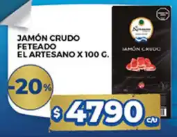 Supermercados DIA El artesano jamón crudo feteado oferta