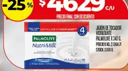 Supermercados DIA Palmolive jabón de tocador hidratante oferta
