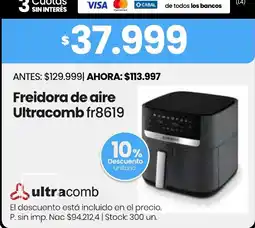 Changomas ultra comb freidora de aire fr8619 oferta