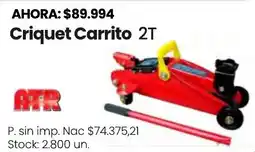 Changomas Crique Carrito 2T oferta
