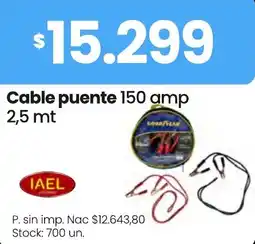 Changomas Iael cable puente 150 amp oferta