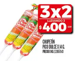 Supermercados DIA Pico dulce chupetín oferta