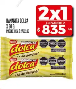 Supermercados DIA Nestle bananita dolca oferta