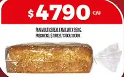 Supermercados DIA Pan multicereal familiar oferta