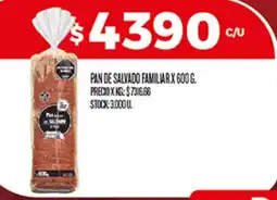 Supermercados DIA Pan de salvado familiar oferta