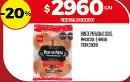 Supermercados DIA Dia pan con papa oferta