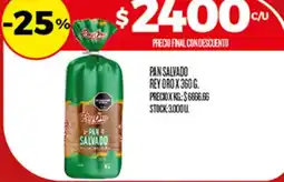 Supermercados DIA Rey oro pan salvado oferta