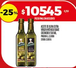 Supermercados DIA Cocinero aceite de oliva extra virgen intenso/suave oferta
