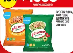 Supermercados DIA Giacomo capeletini oferta