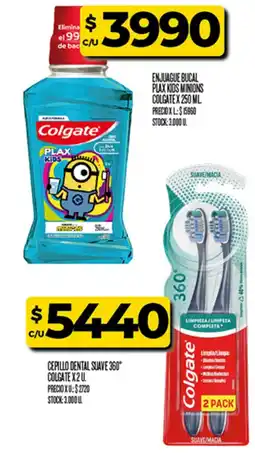 Supermercados DIA Colgate enjuague bucal plax kids minions oferta