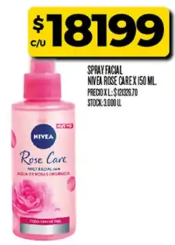 Supermercados DIA Nivea spray facial rose care oferta