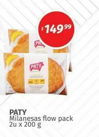Arcoiris Supermercados Paty Milanesas Flow Pack oferta