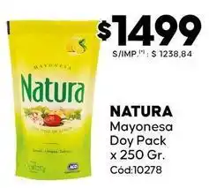 Diarco Natura mayonesa doy pack oferta