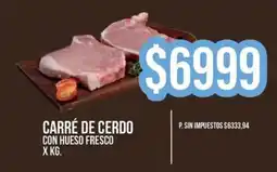Supermercados Vea Carré de cerdo con hueso fresco oferta