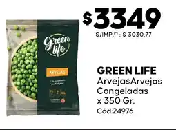 Diarco Green life arvejas arvejas congeladas oferta