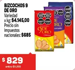 Makro Bizcochos 9 de oro oferta
