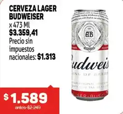 Makro Budweiser cerveza lager oferta