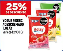 Makro Ilolay yogur p.desc / descremado oferta