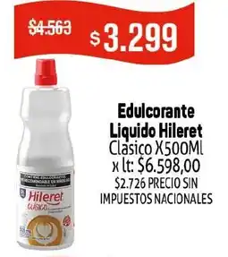 Makro Hileret edulcorante liquido clasico oferta