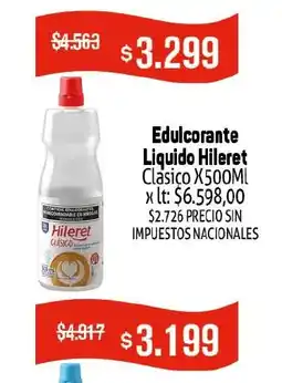 Makro Hileret edulcorante liquido clasico oferta