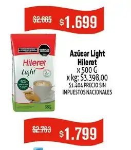 Makro Hileret azúcar light oferta