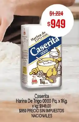 Makro Caserita harina de trigo 0000 oferta