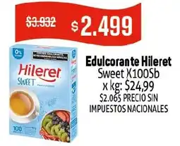 Makro Hileret edulcorante sweet oferta