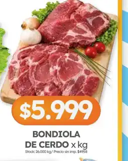 Cordiez Bondiola de cerdo oferta